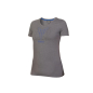 Preview: Damen-T-Shirt Carson mit MT-Aufdruck / grau